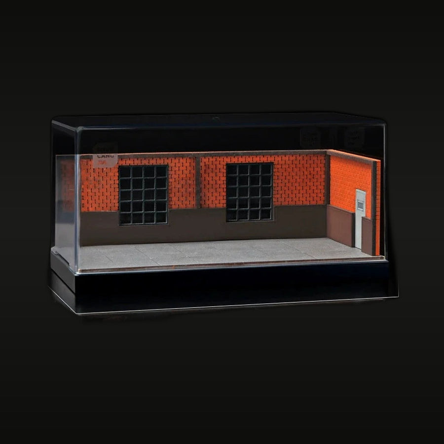 Car Repair Workshop Garage Scene 1/64 Resin Diorama Model Kit - unpainted resin model kit