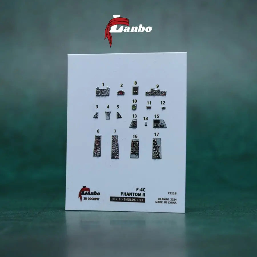 Lanbo Models F-4C PHANTOM II 72116 for FINEMOLDS 1:72 3D Cockpit