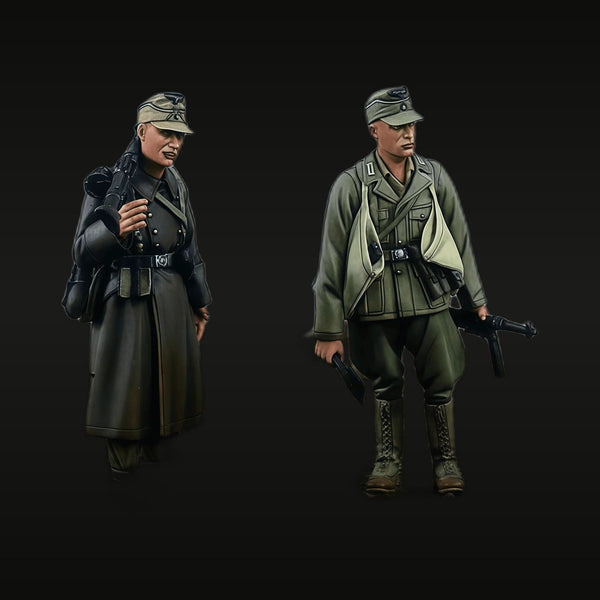 WWII German Wehrmacht Soldiers Set 1/35 Resin Figure Kit