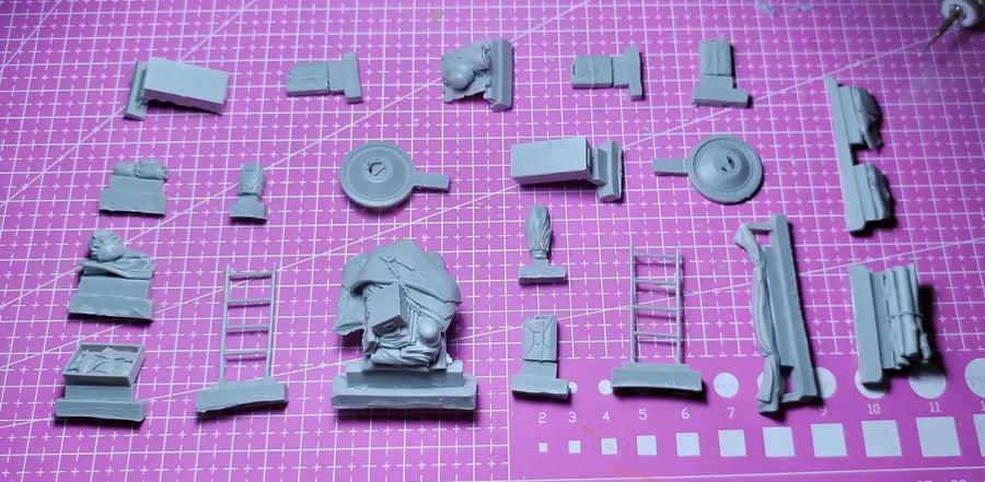 1/35 Resin Model Figure Gk，Unassembled and Unpainted Kit