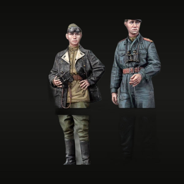 Soviet Pilot and Mechanic WWII 1/35 Resin Figure Kit