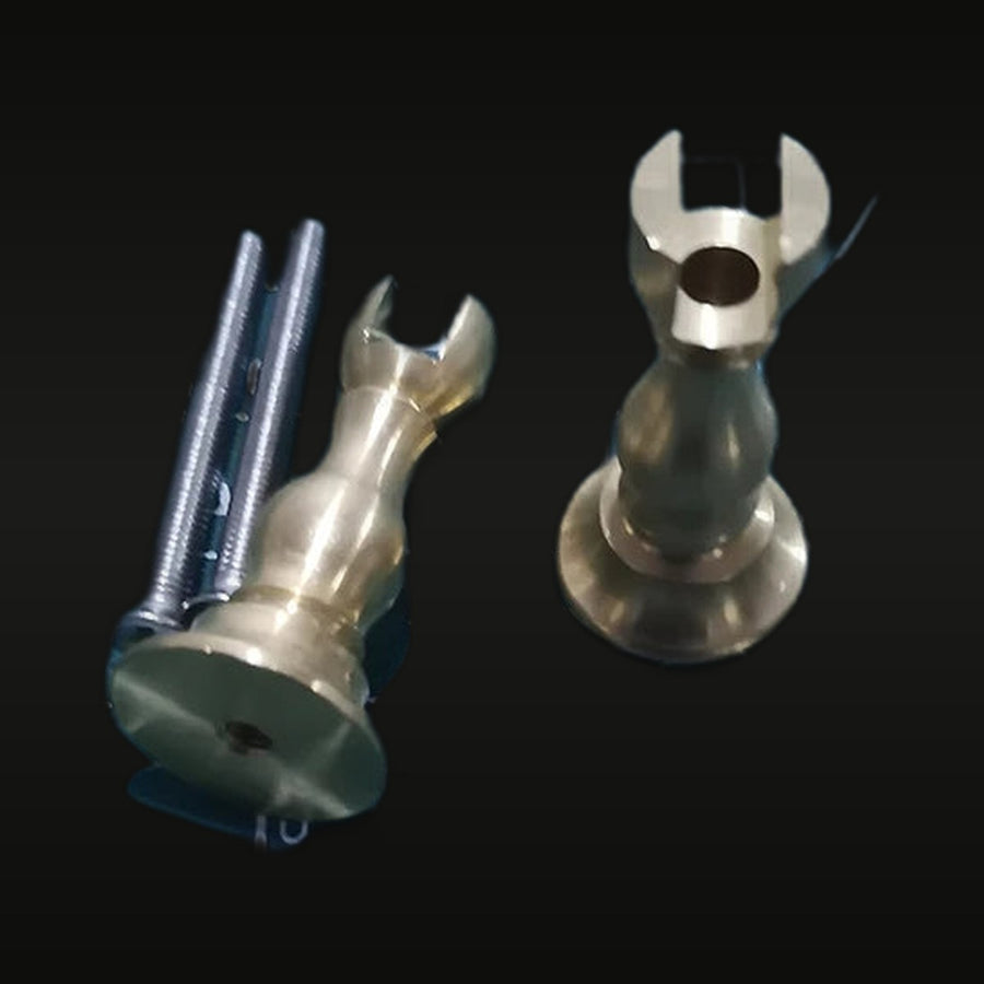 Metal Bust Display Stand Posts and Mounting Hardware Accessories - unpainted resin model kit