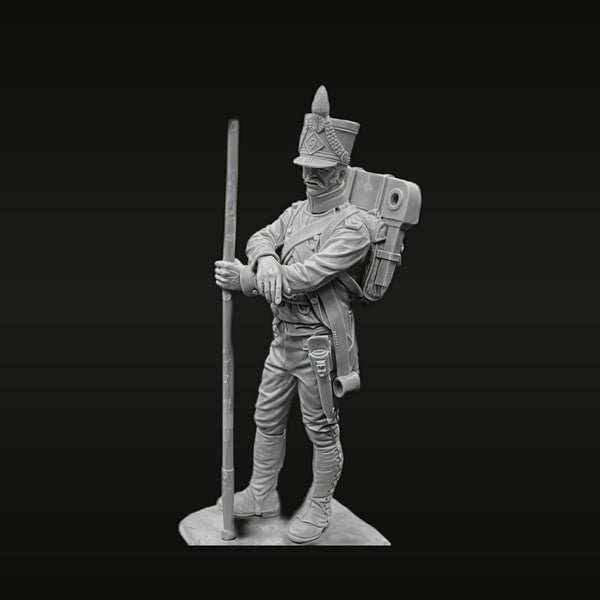 Napoleonic French Infantry Soldier with Pike 54mm Resin Figure Kit
