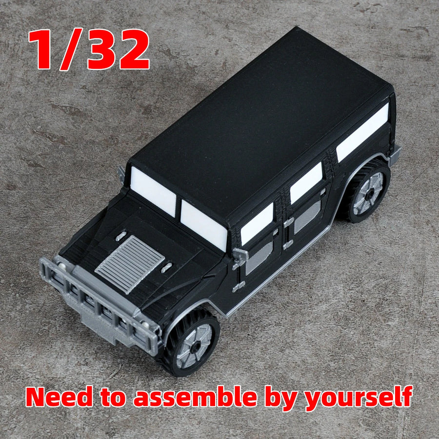 Assembly Scale Set Static Plastic Model Kit Car Off-Road Vehicle 1/32