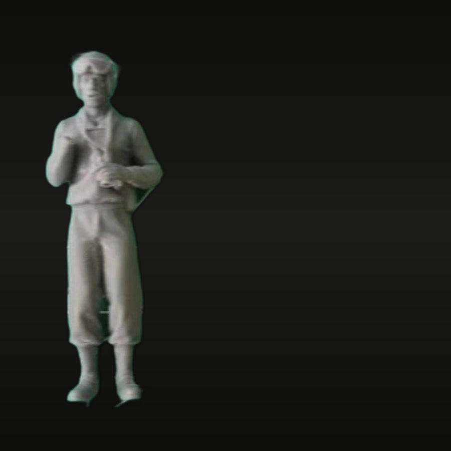 WWII US Tank Crewman in Service Dress 1/35 Resin Figure Kit - unpainted resin model kit
