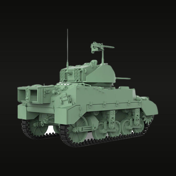 WWII US M3/M5 Stuart Light Tank 1/56 Resin Vehicle Kit