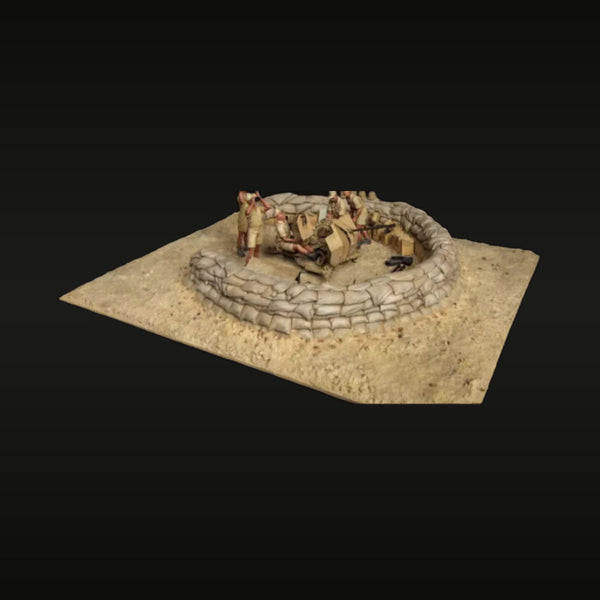1/35 Circular Sandbag Emplacement (Resin Terrain)