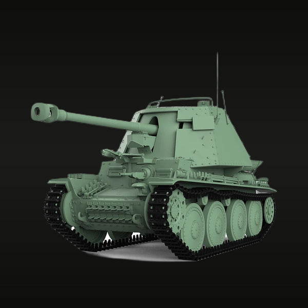 WWII German Marder III-H Tank Destroyer 1/48 Resin Vehicle Kit