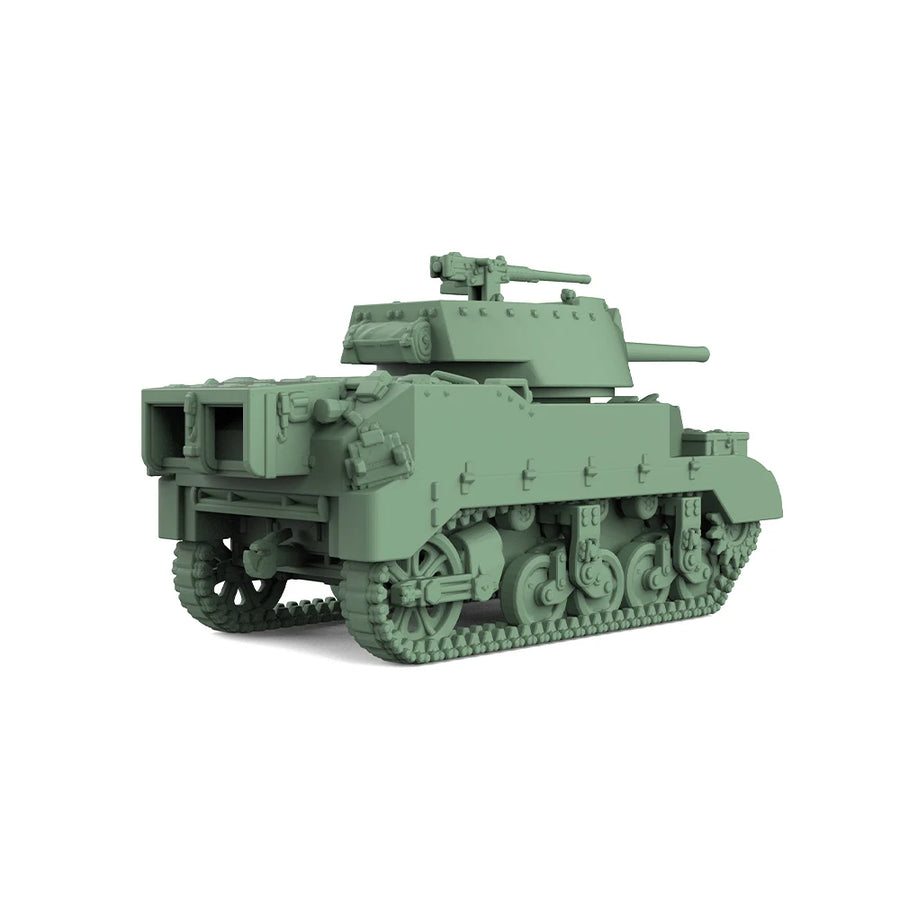 WWII US M4 Medium Tank 75mm Gun 1/72 Resin Vehicle Kit - resin model view 3