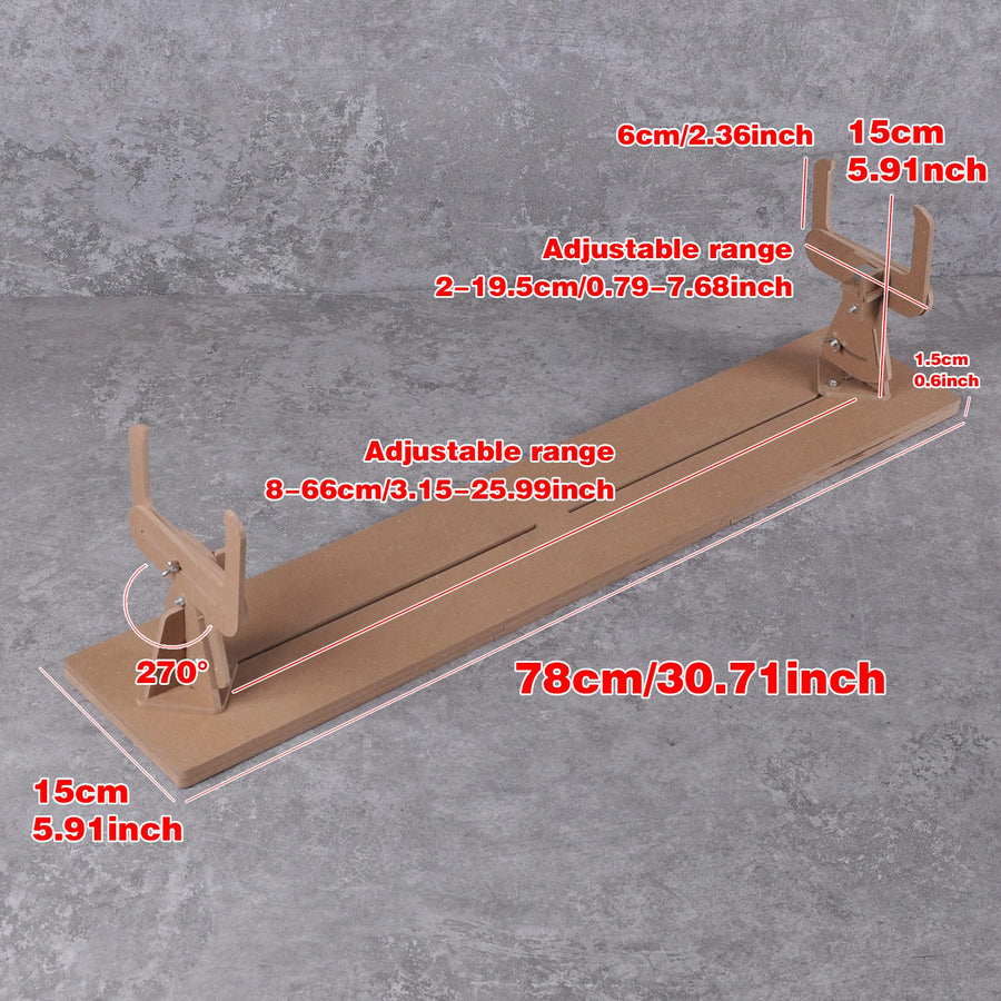 Ships Model Building Berth Jig Assemble Scale Model Kit Making Tool Adjustable Display Painting Stand Universal for All Scales