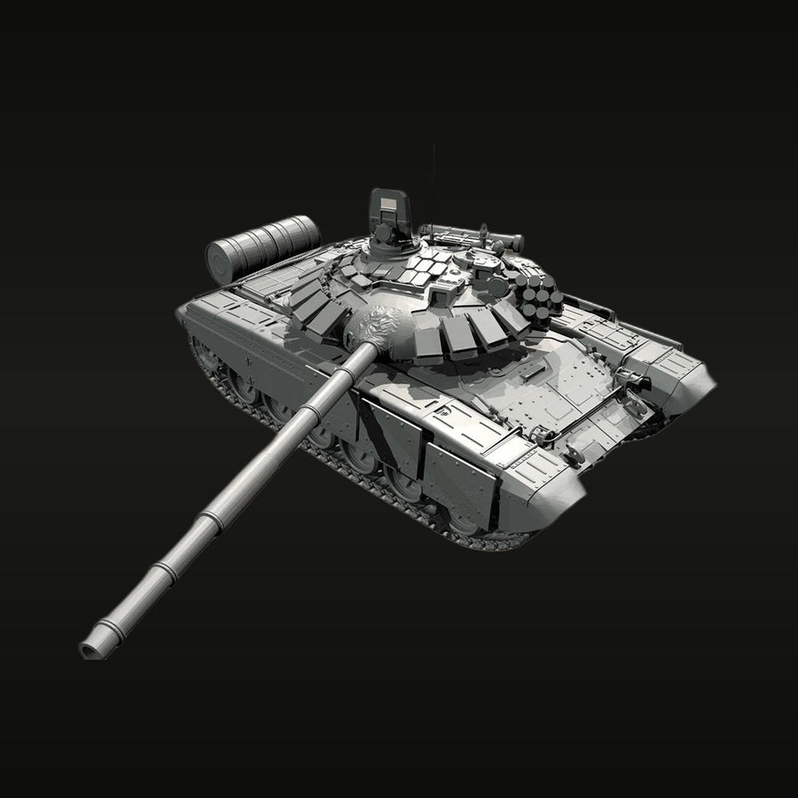 Soviet T-72 Main Battle Tank 1/72 Scale Resin Kit - unpainted resin model kit