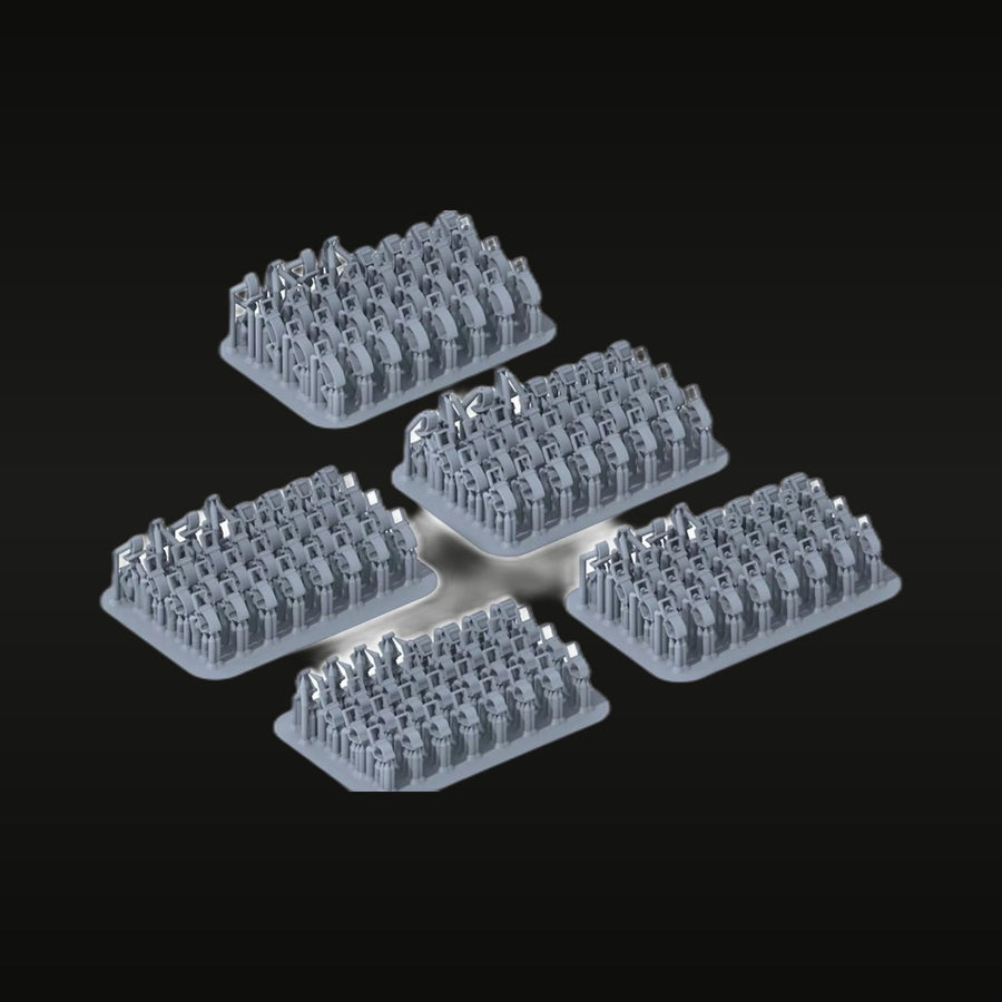 1/35 Military Vehicle Clamps Set (Resin Accessory) - unpainted resin model kit