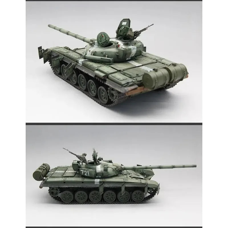 Soviet T-54/T-55 Main Battle Tank Weathered 1/35 Resin Model Kit - resin model view 3