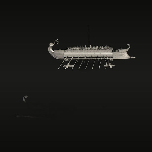 Ancient Greek Trireme Warship 350mm Resin Ship Kit