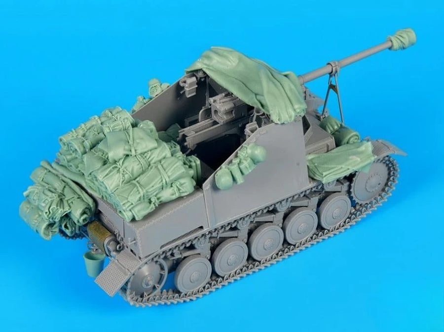 WWII German Marder II Tank Destroyer 1/35 Resin Vehicle Kit - resin model view 3