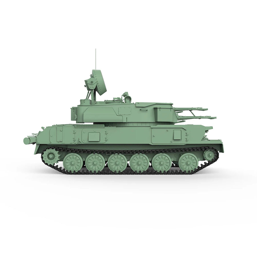1/220 1/160 1/87 MRY-SFW SS806 Railway Military Model Kit Soviet ZSU-23-4 Shilka Self-Propelled Gun