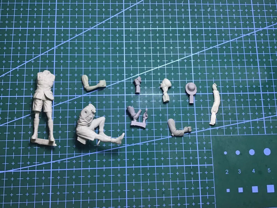 1/35 Resin Model Figure Gk，German Soldier , Unassembled and Unpainted Kit