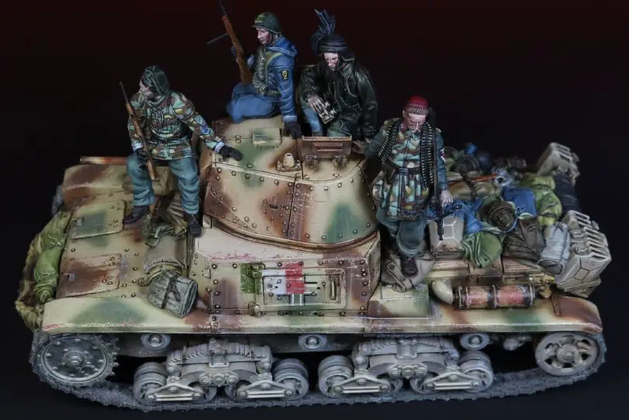 1/35 Resin Model Figure Gk，Unassembled and Unpainted Kit