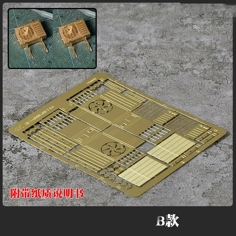 1/35 Model Building Scene Accessories Air Conditioning Outdoor Unit Etching Film DIY Handmade Sand Table Architecture Landscape