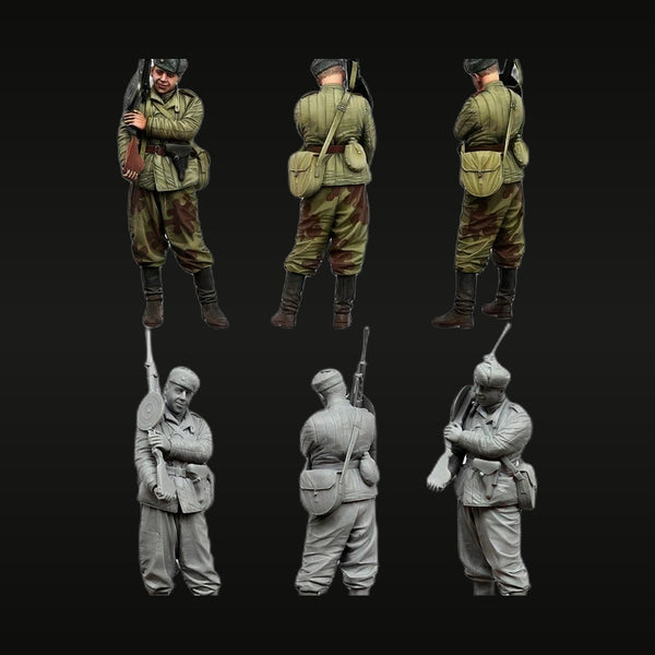 WWII Soviet Infantry Set 1943-1945 1/35 Scale Resin Figures