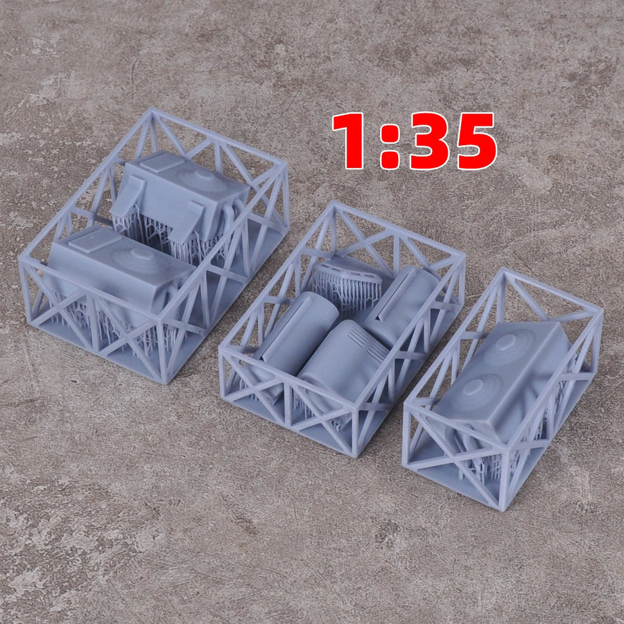 Air Conditioner Central Air Conditioning Air Cooler for House Factory Shop Sand Table Diorama Scale Model Kit 1/35/48/64/72/87