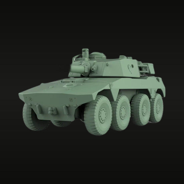 Modern South African Rooikat 8x8 Armored Car 1/72 Resin Vehicle Kit