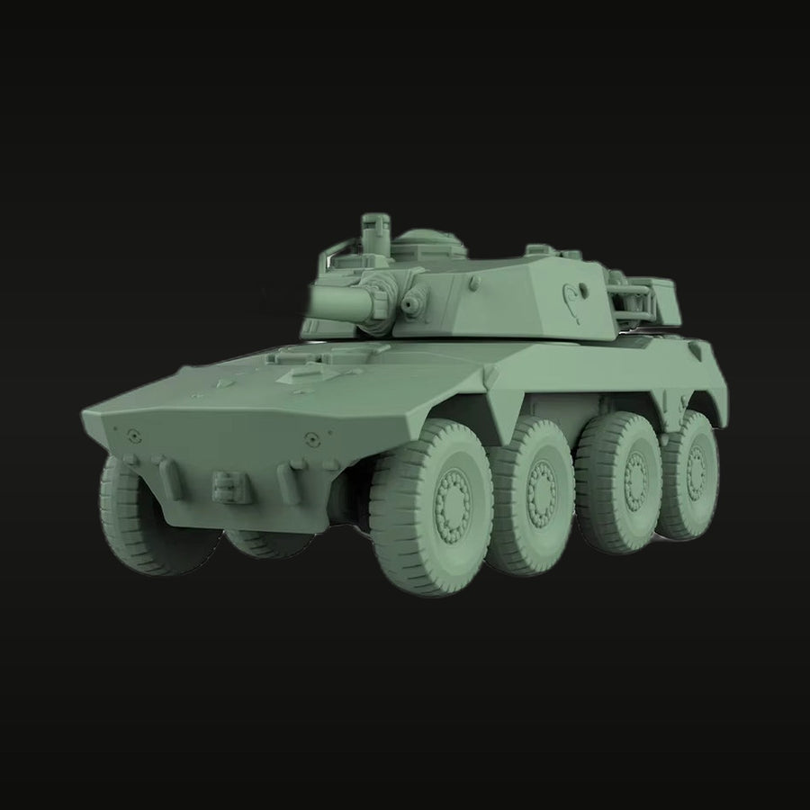 Modern South African Rooikat 8x8 Armored Car 1/72 Resin Vehicle Kit - unpainted resin model kit
