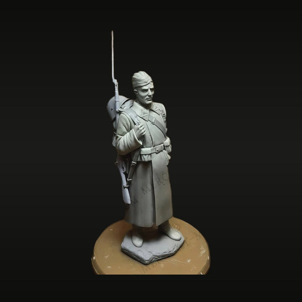 Soviet Red Army Corporal 1941-1942 75mm Resin Figure Kit