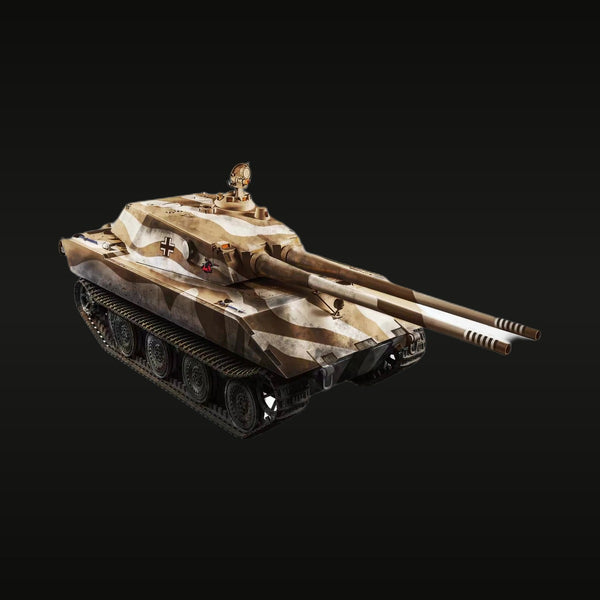 WWII German E-100 Heavy Tank Dual-Gun Turret 1/35 Resin Vehicle Kit