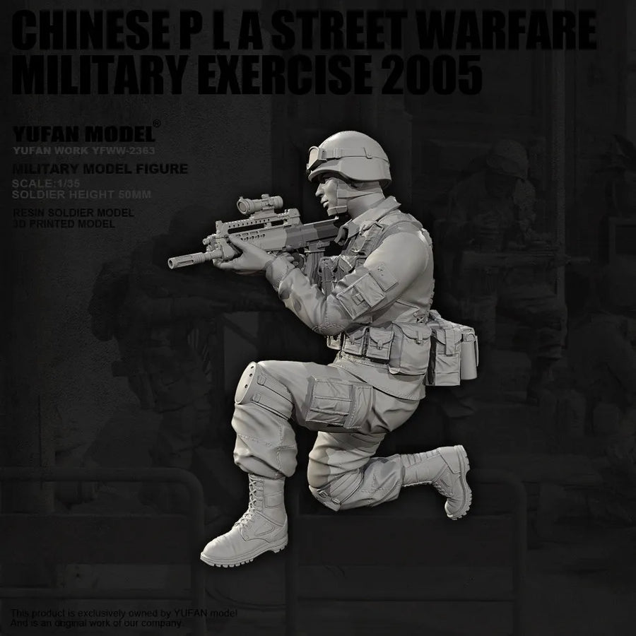 Modern NATO Special Operations Tactical Operator 1/35 Resin Figure Kit - resin model view 3