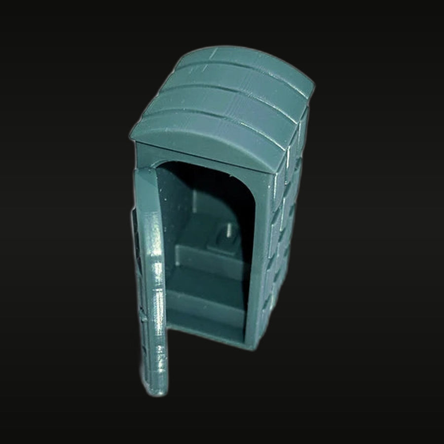 1/64 Scale Portable Toilet Outhouse Resin Accessory Kit - unpainted resin model kit