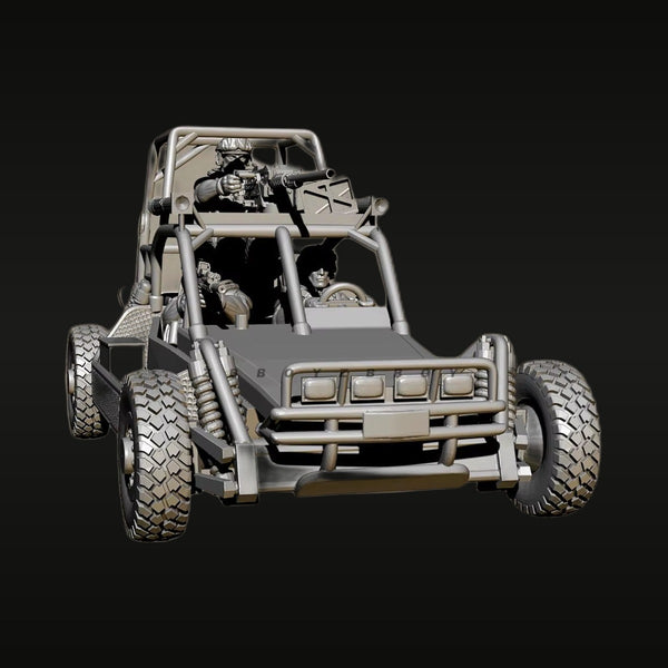 Modern US Tactical Dune Buggy with Gunner & Crew 1/35 Resin Vehicle Kit
