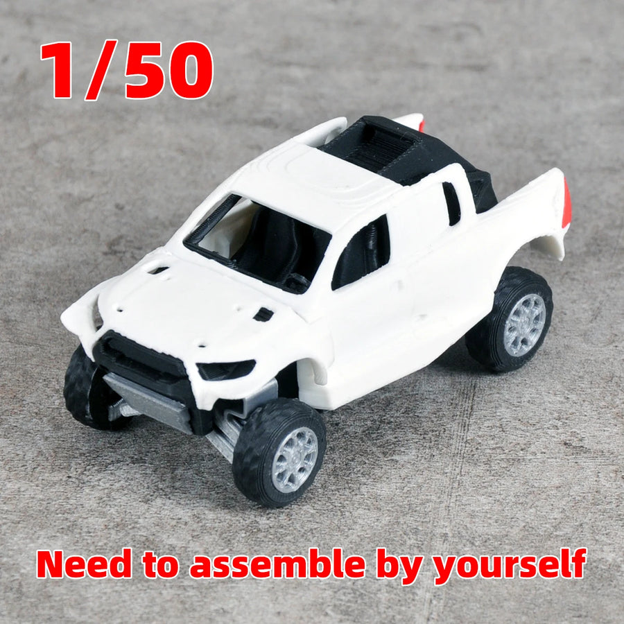 Assembly Scale Set Static Plastic Model Kit Car Off-Road Vehicle 1/50