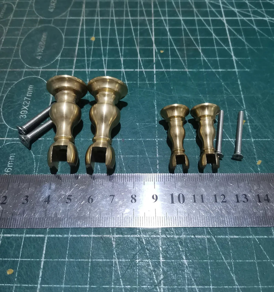 Metal Bust Display Stand Posts and Mounting Hardware Accessories - resin model view 3