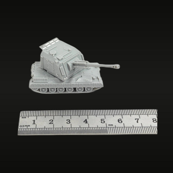 WWII German Flakpanzer IV Wirbelwind 37mm AA Tank 1/144 Resin Vehicle Kit
