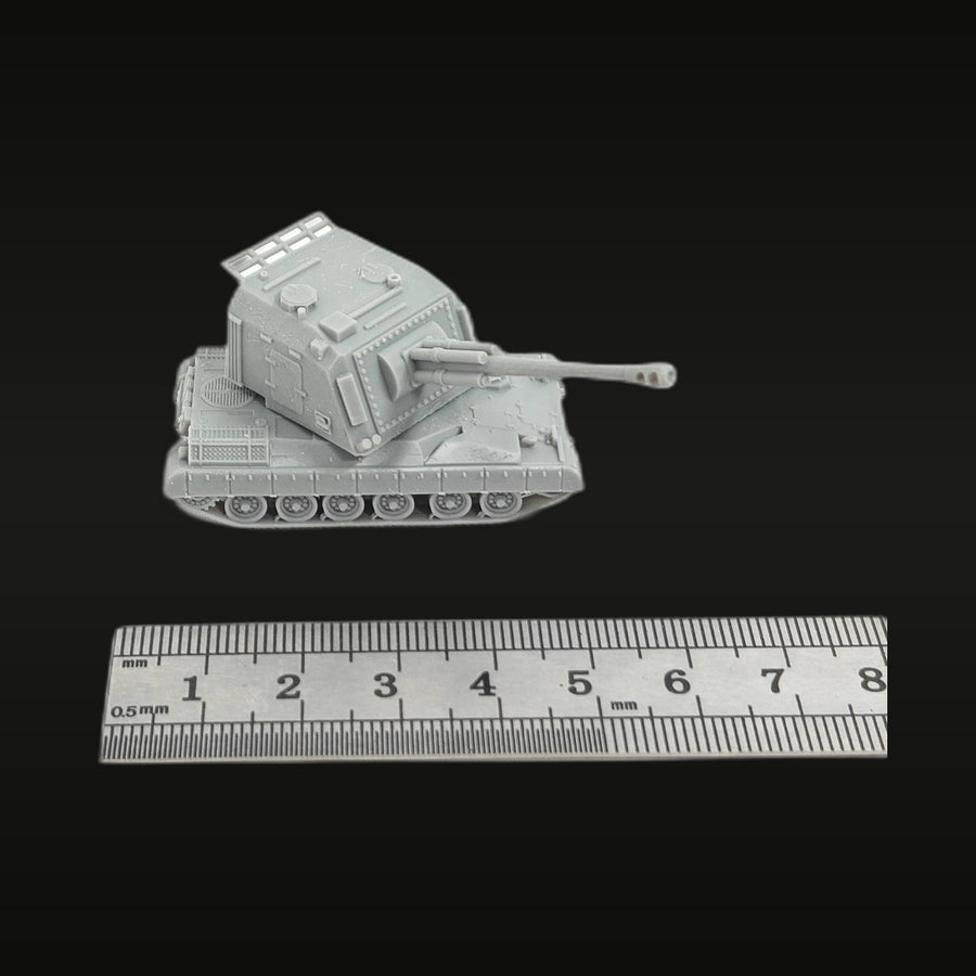 WWII German Flakpanzer IV Wirbelwind 37mm AA Tank 1/144 Resin Vehicle Kit - unpainted resin model kit