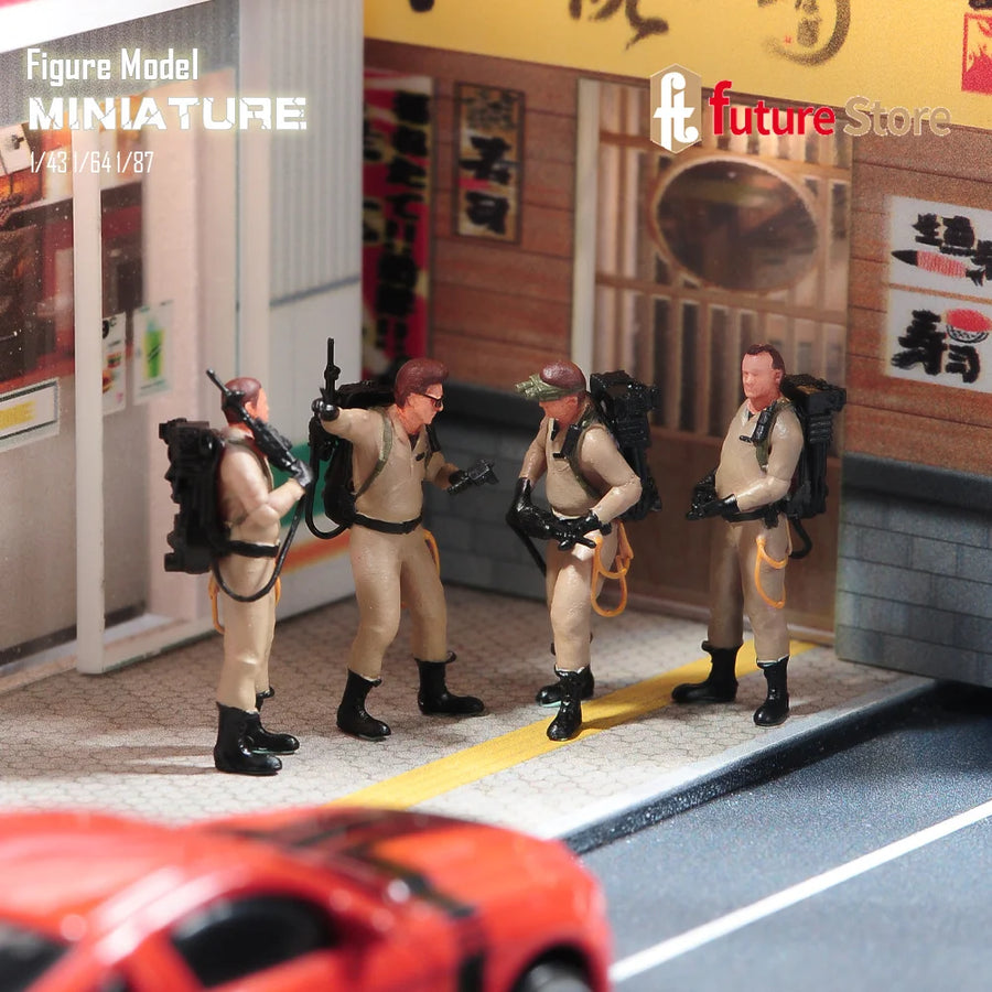 Ghostbusters Proton Pack Team 1/24 Resin Figure Set - resin model view 2