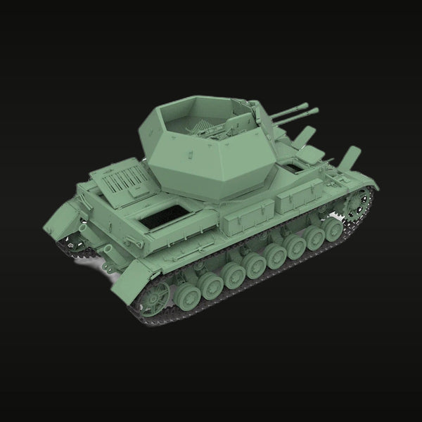 WWII German Flakpanzer IV Ostwind II 1/48 Resin Vehicle Kit