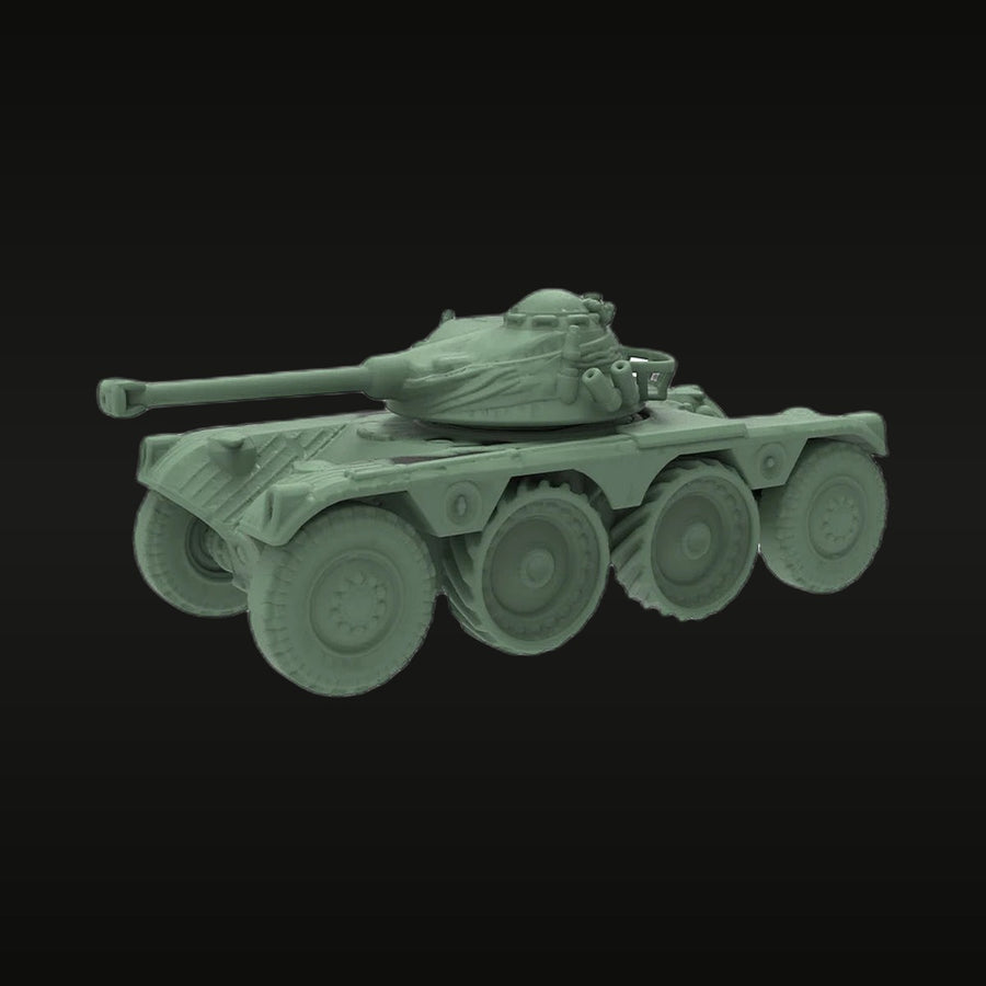 Panhard EBR 1950s French Armoured Car 1/72 Resin Vehicle Kit - unpainted resin model kit