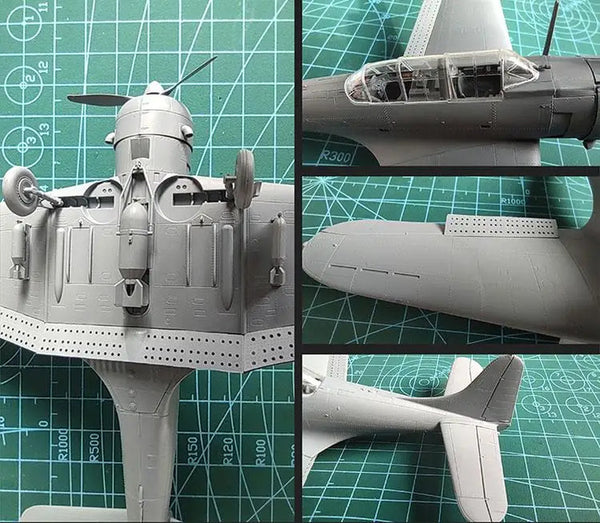 WWII US Douglas SBD-3 Dauntless Dive Bomber 1/72 Resin Aircraft Kit
