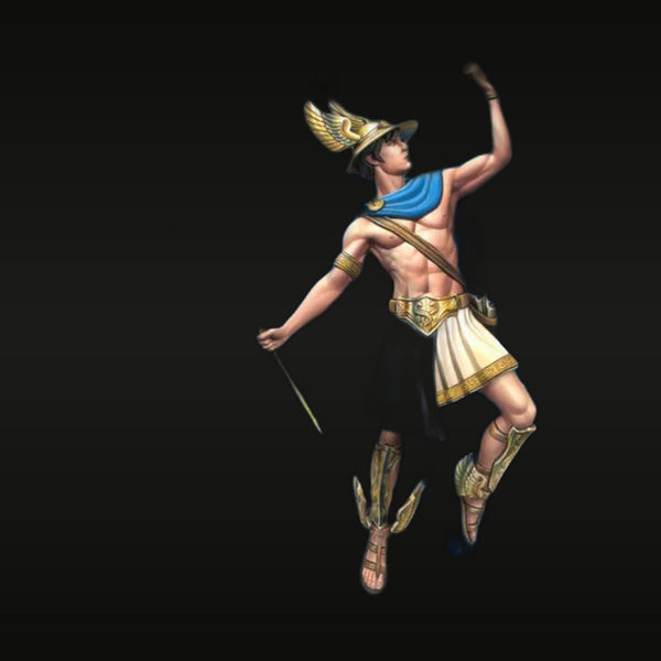 Hermes God of Commerce & Wisdom 1/24 Scale Resin Figure Kit