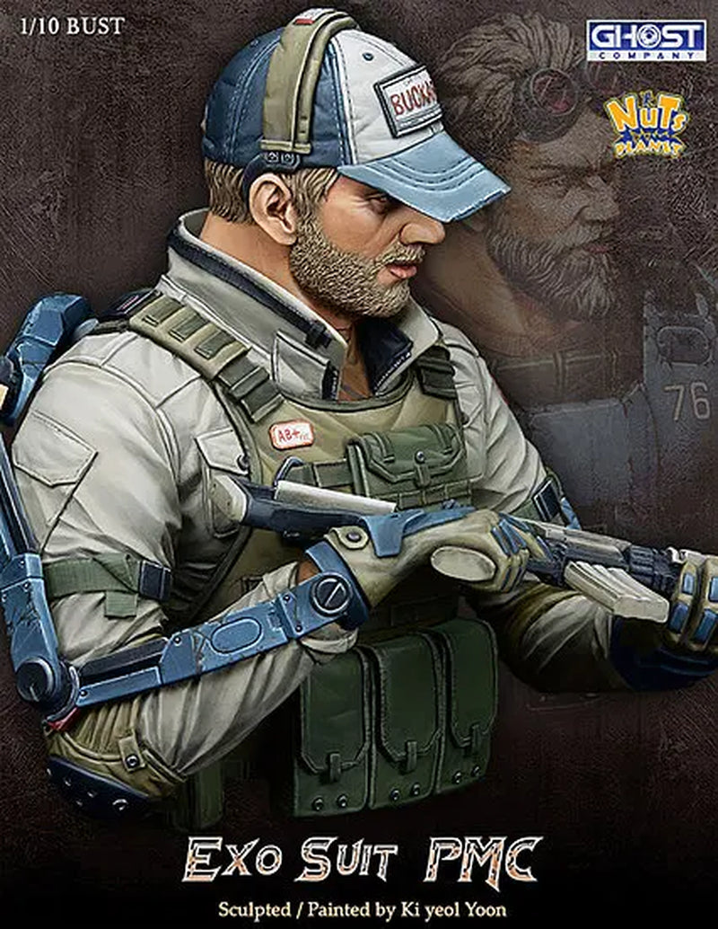 1/10 Exo Suit PMC Resin Figure Bust GK Modern Mechanical Series Movie Games Uncoated No Colour