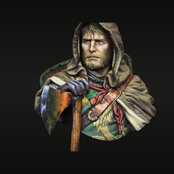 Medieval Viking Warrior with Axe 1/10 Scale Resin Bust