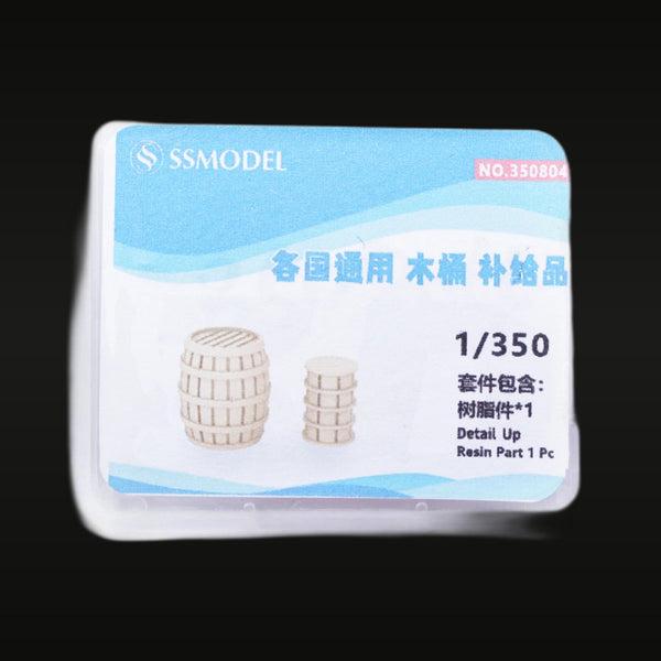 Multi-Navy Wooden Barrels & Crates Accessory Set 1/350 Resin Detail Kit
