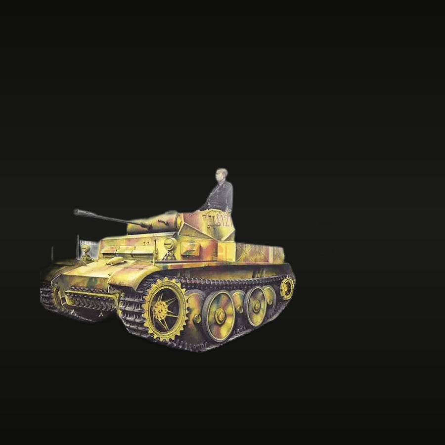 WWII German Pz.Kpfw II Ausf L Luchs 1/72 Resin Tank Kit - unpainted resin model kit