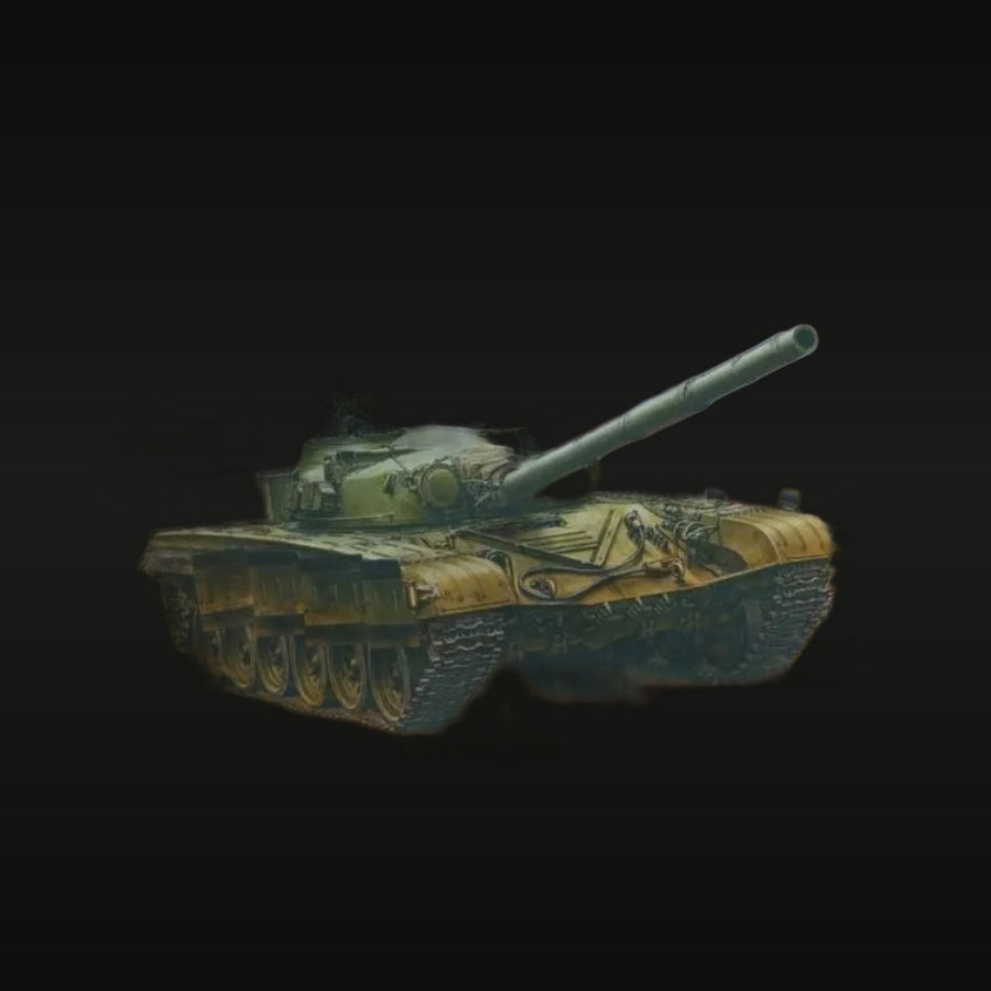 Soviet T-54/T-55 Main Battle Tank Weathered 1/35 Resin Model Kit - unpainted resin model kit