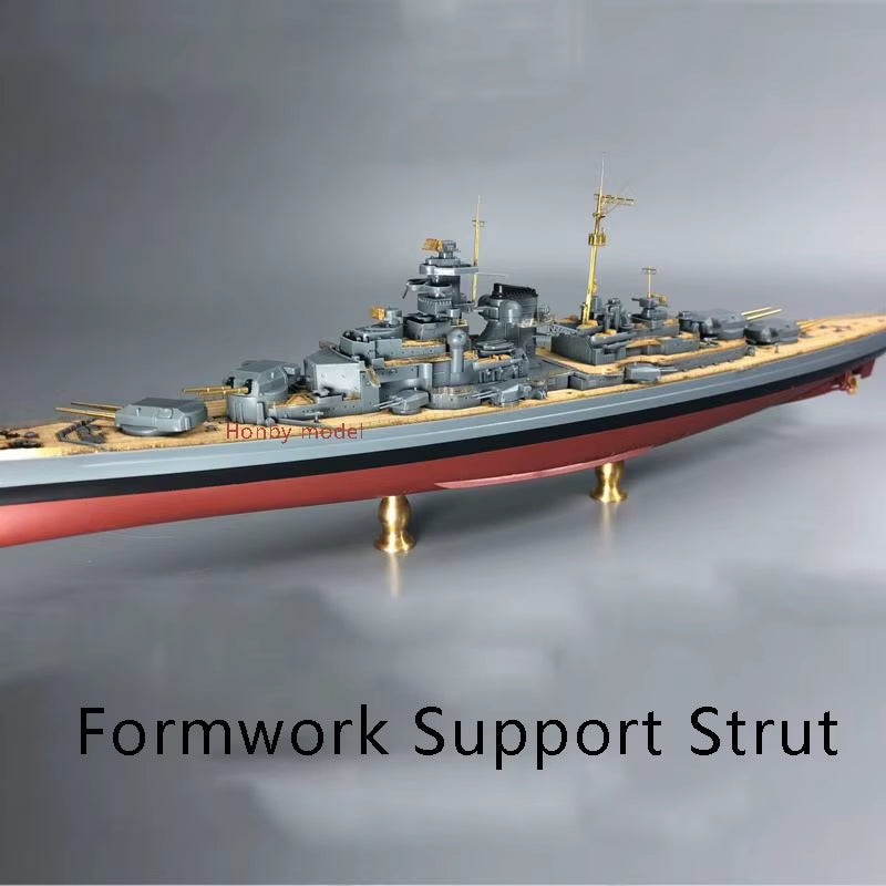 CYG025 1/700 1/350 Scale Battleship Model Display Copper Column Pedestal Brass Supports 2Set Diorama Model Kit Modeling
