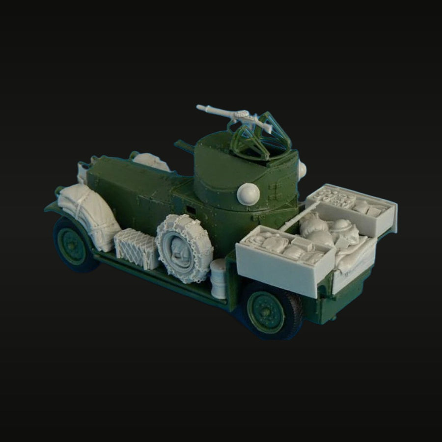 WWI/WWII British Rolls-Royce Armored Car with Turret 1/35 Resin Vehicle Kit - unpainted resin model kit