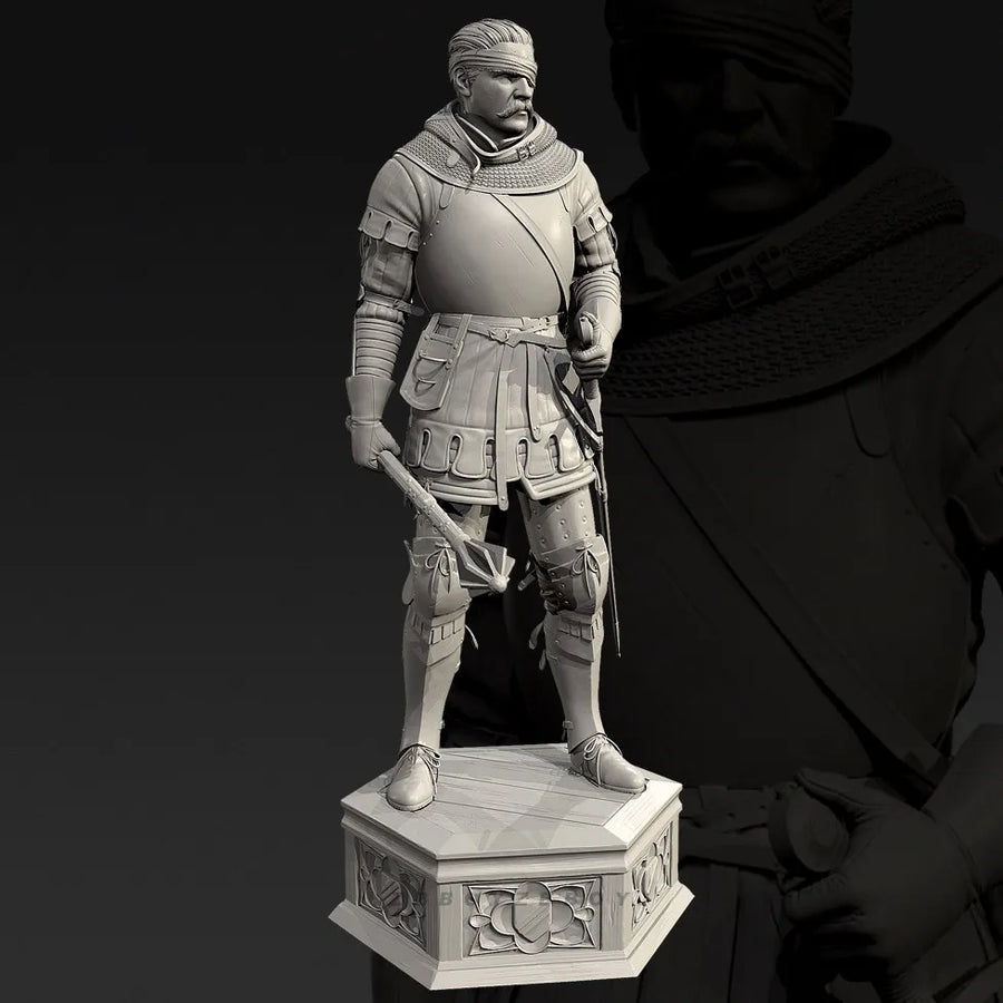 The Height of Man 38Mm 50Mm 75Mm Resin Model Kit (Knight) Self-Assembled and Painted by Oneself TD-7702/3D
