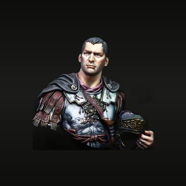 Ancient Roman Centurion Officer with Segmented Armor 1/10 Resin Bust Kit